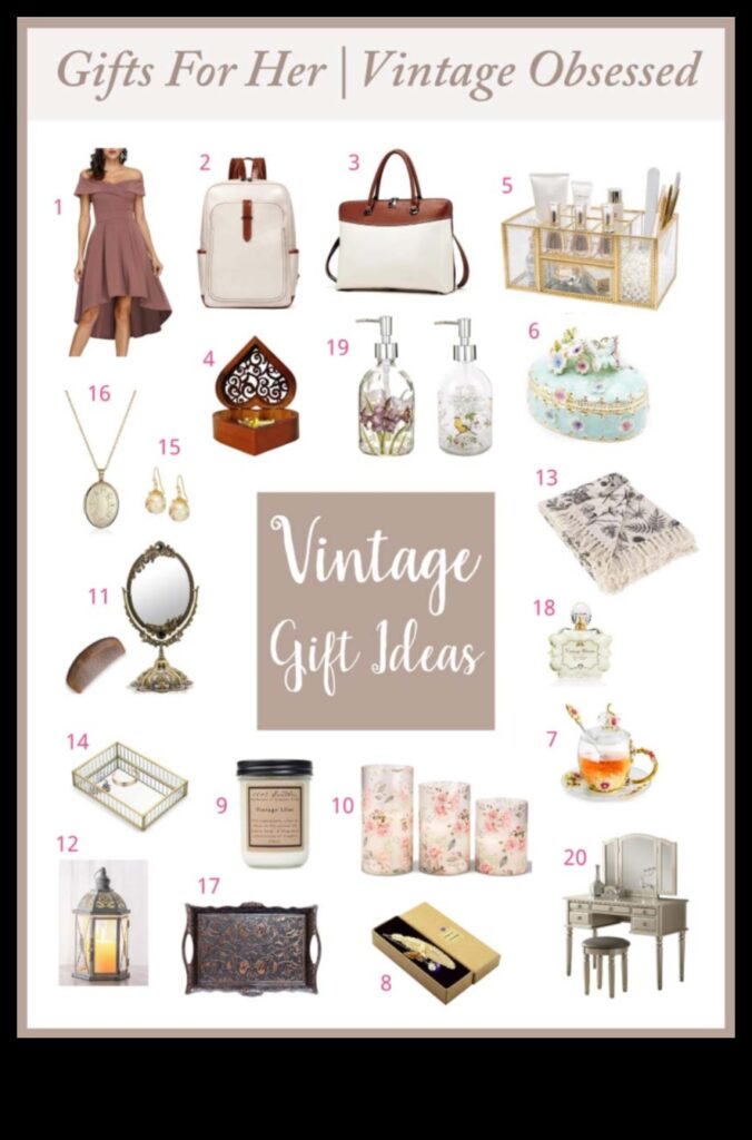 A Gift Guide for the Nostalgic Lady Retro Reverie 1