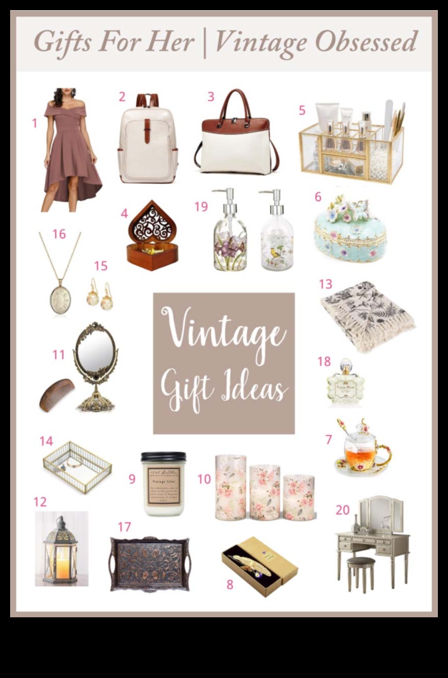 Retro Reverie: Vintage Gifts for the Nostalgic Lady