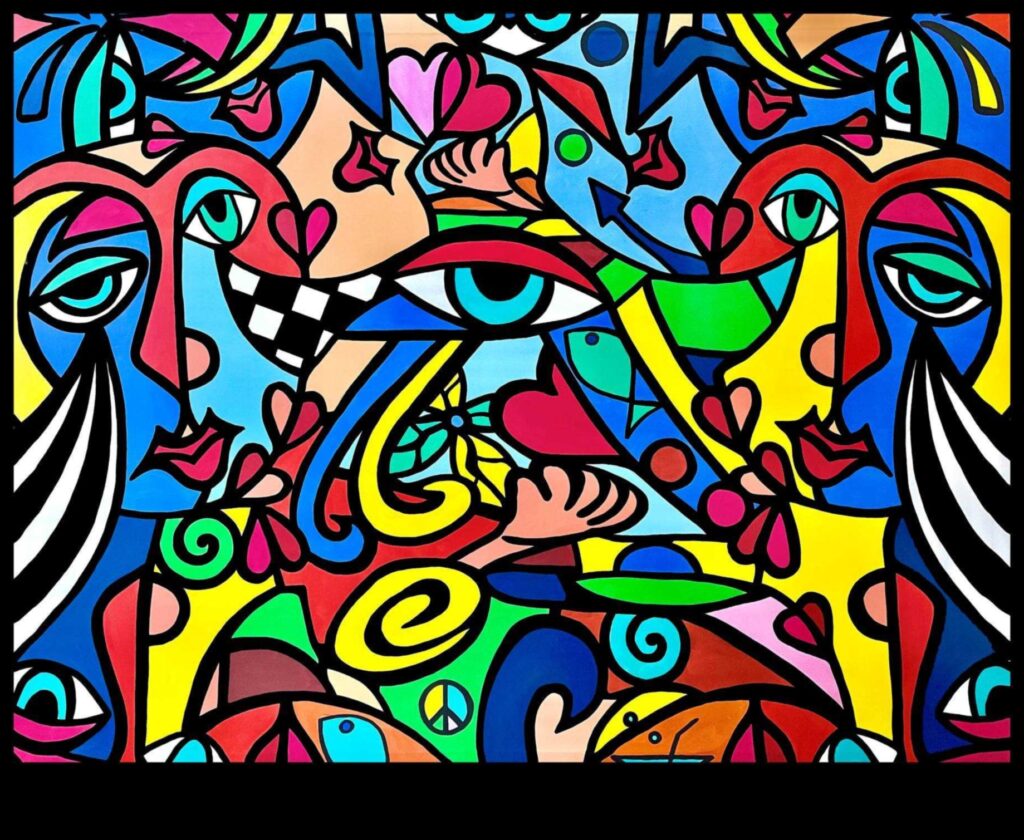 Abstract Affinities Pop Art's Playful Embrace of Non-Representational Forms 1