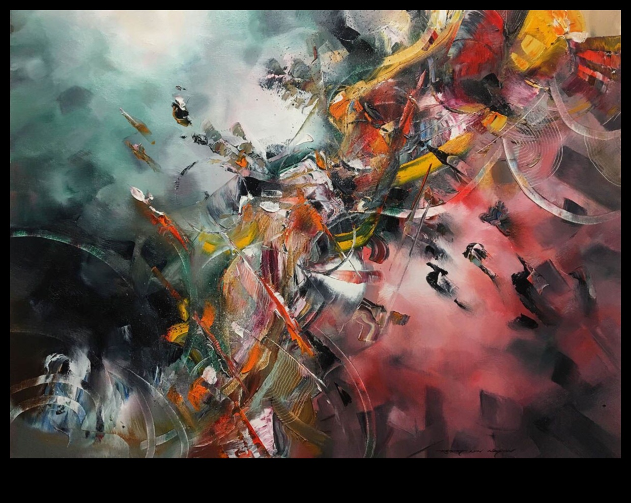 Abstract Harmonies: The Melodic Blend of Color and Form