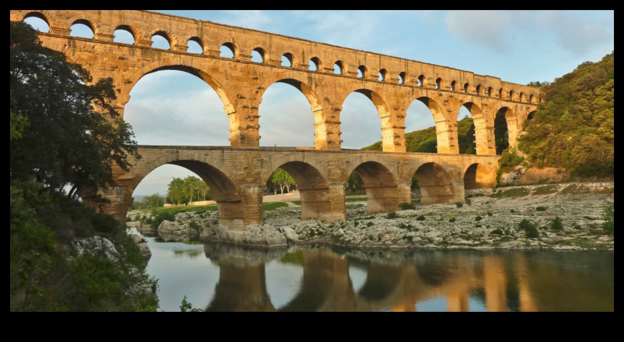 Aqueduct Arches: Engineering Marvels in Roman Architecture
