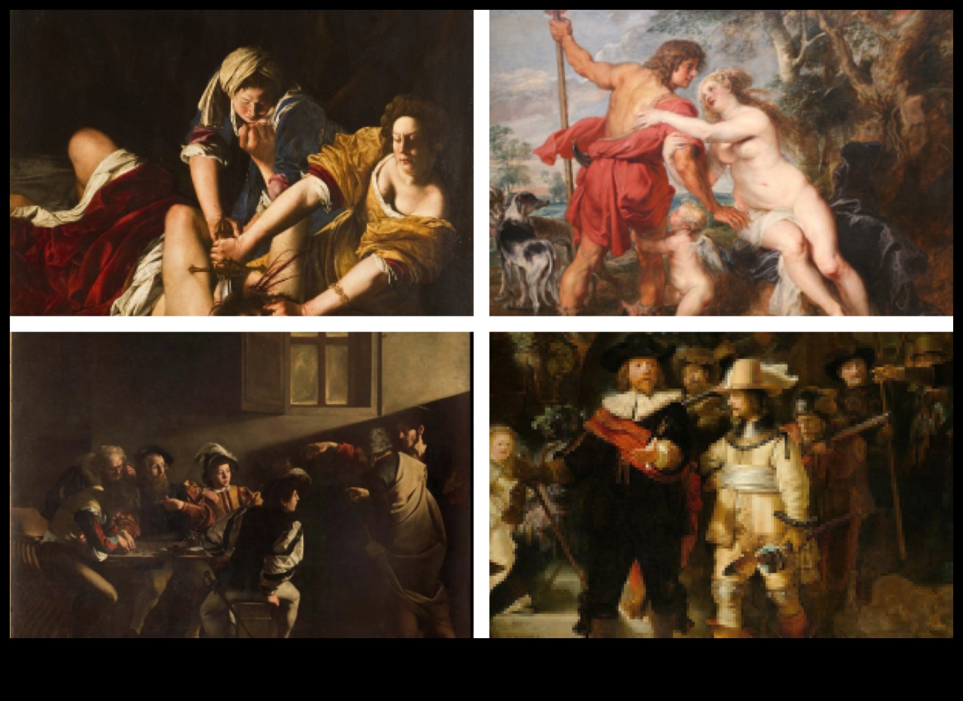 Artistic Echoes: Tracing Themes Across Baroque Artistic Movements