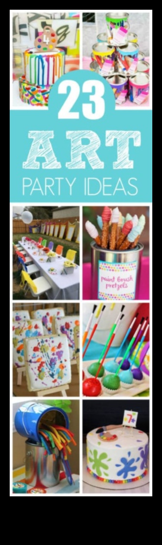 Artsy Aspirations: Creative Supplies for an Artistic Birthday Celebration