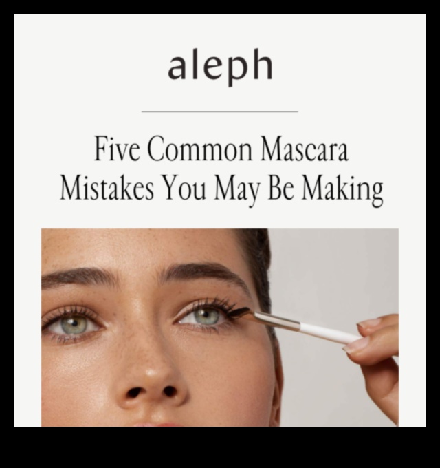Avoid These Common Mascara Mistakes for Flawless Lashes 1 Common Mascara Mistakes: Pitfalls to Avoid for Flawless Lashes