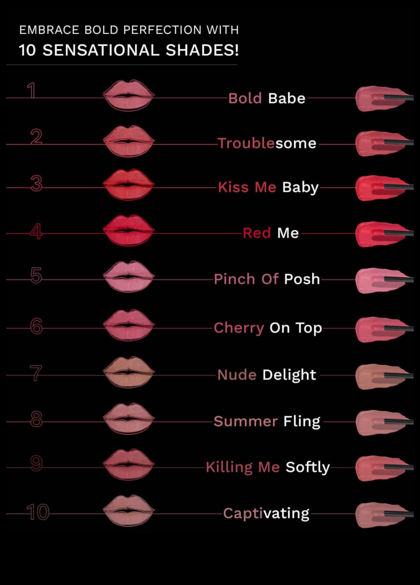 Bold and Beautiful Embrace the Power of Vibrant Lipstick Shades 4 Bold and Beautiful: Unleashing the Power of Vibrant Lipstick Shades