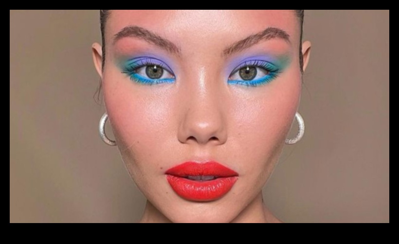 Bold and Blended Gradient Colors Take Center Stage in Glam Makeup Styles 1