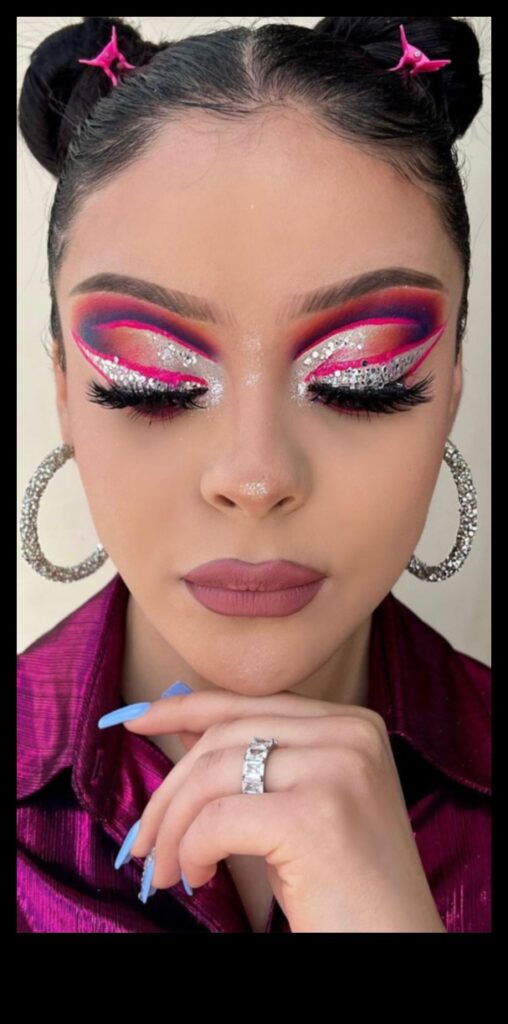 Bold and Bright The Allure of Vivid Colors in Glamorous Makeup Styles 1