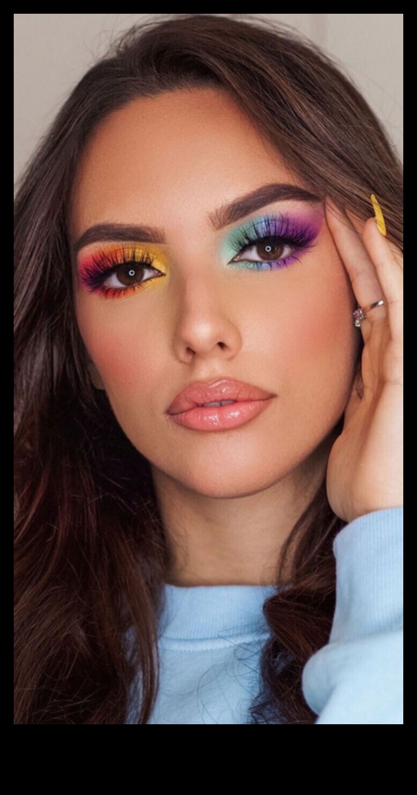 Bold and Bright: The Allure of Vivid Colors in Glamorous Makeup Styles