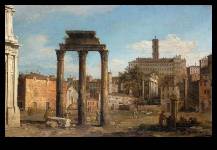 Capitolium Canvases: Artistic Representations of Roman Temples
