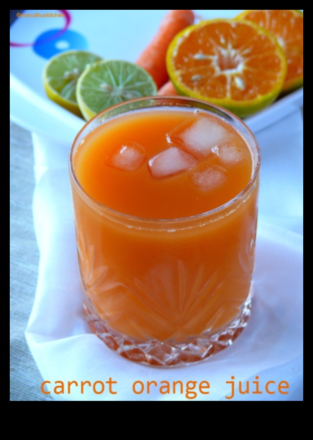 Carrot-Orange Juice Harmony: Exploring the Delightful Notes of Citrus Infusions