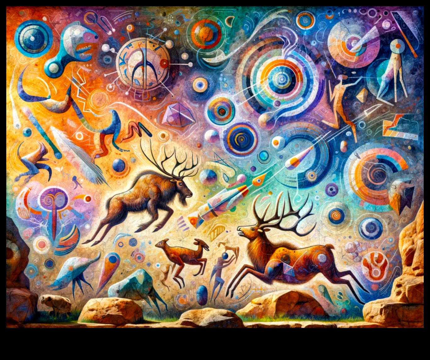 Cave Canvas Chronicles: Storytelling in Prehistoric Art