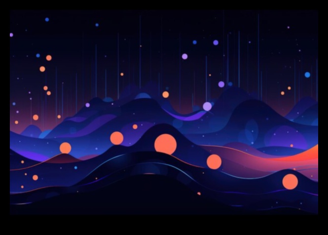 Chromatic Cascades Abstract Art's Waterfall of Colorful Expression 1