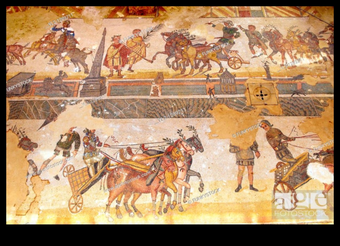 Circus Maximus: Chariot Races in Roman Mosaics