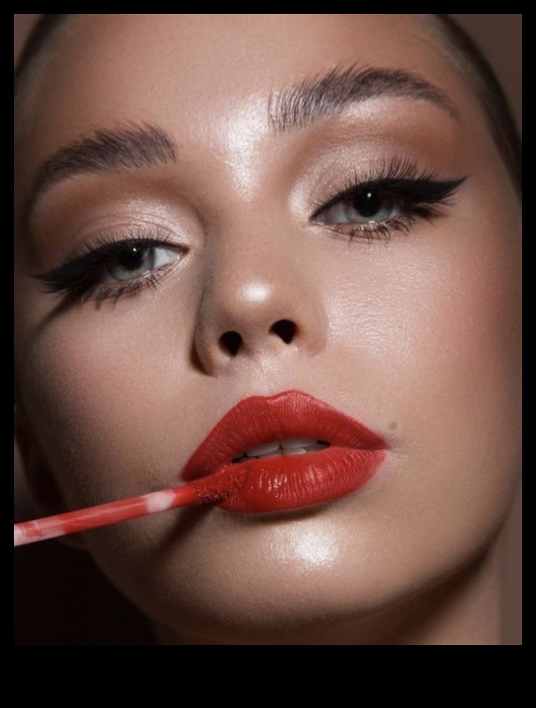 Classic Red Lips: Timeless Elegance in Glamorous Makeup Styles