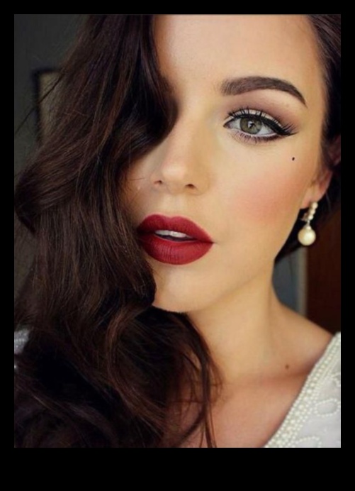 Classic Red Lips: Timeless Elegance in Evening Makeup Styles