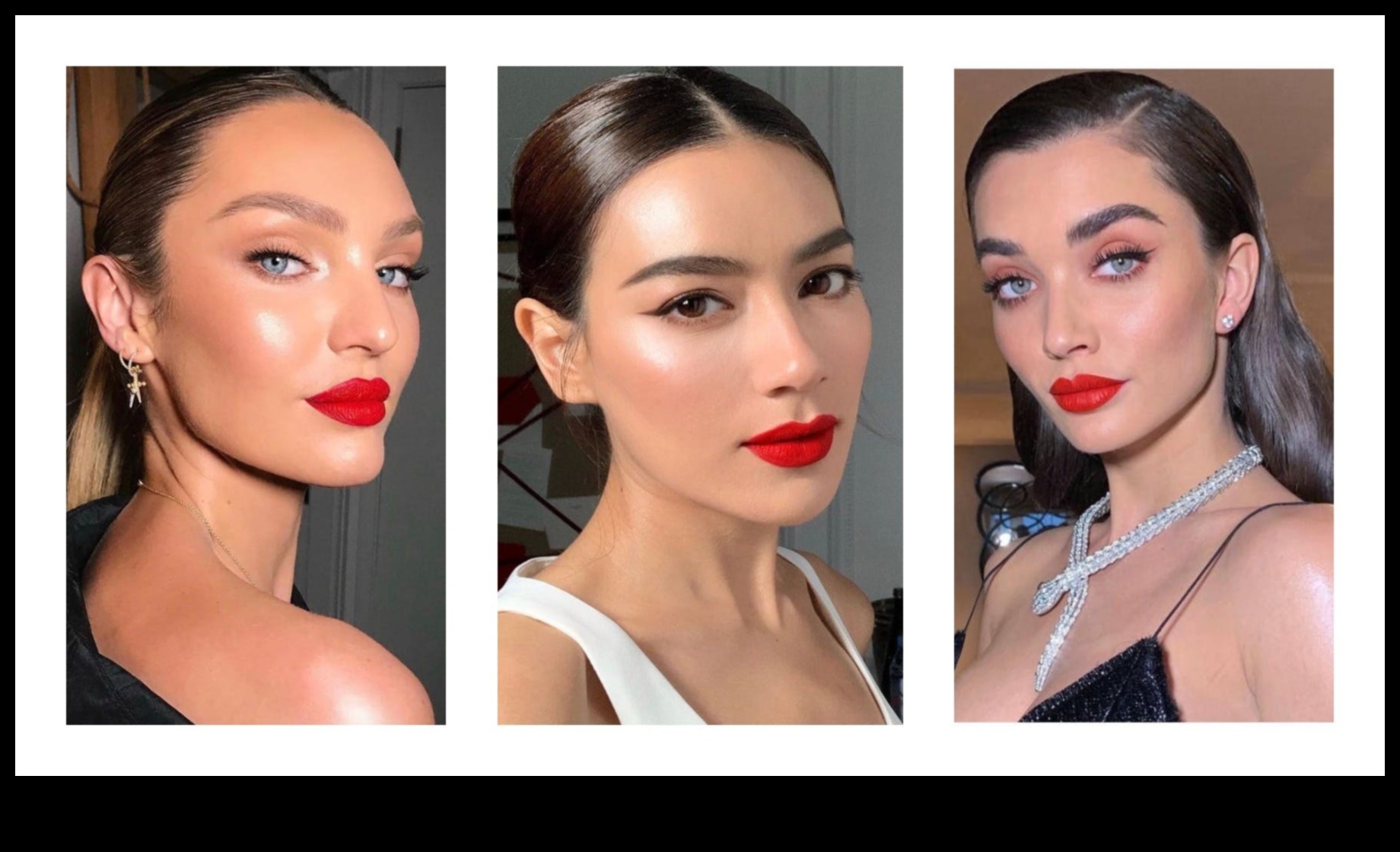 Classic Red Lips: Timeless Elegance in Party Makeup Styles