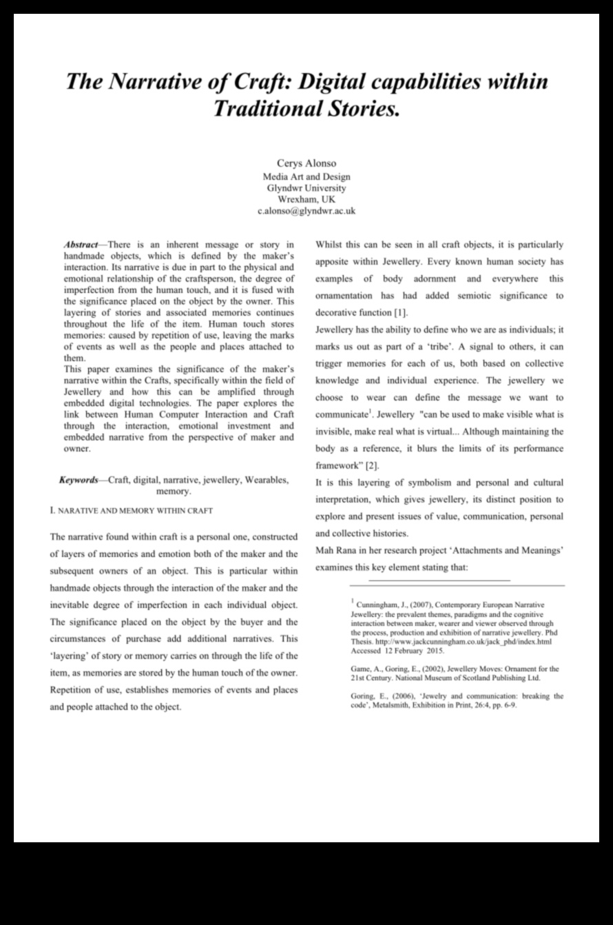 Crafting Narratives: Storytelling through Contemporary Craft