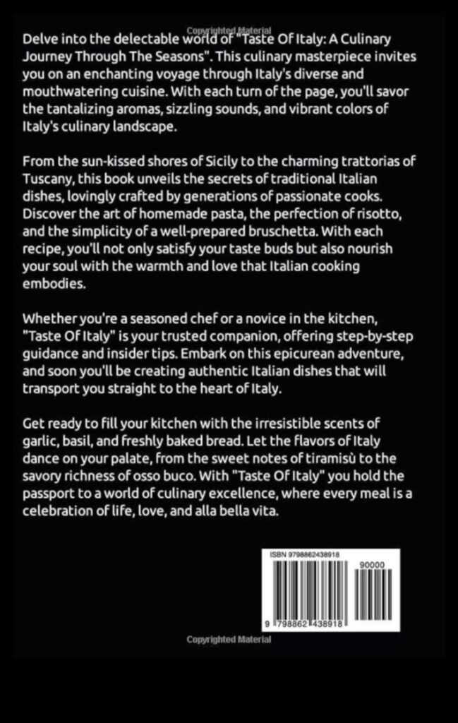 Culinary Passport A Journey into the Heart of Italian Epicureanism 1
