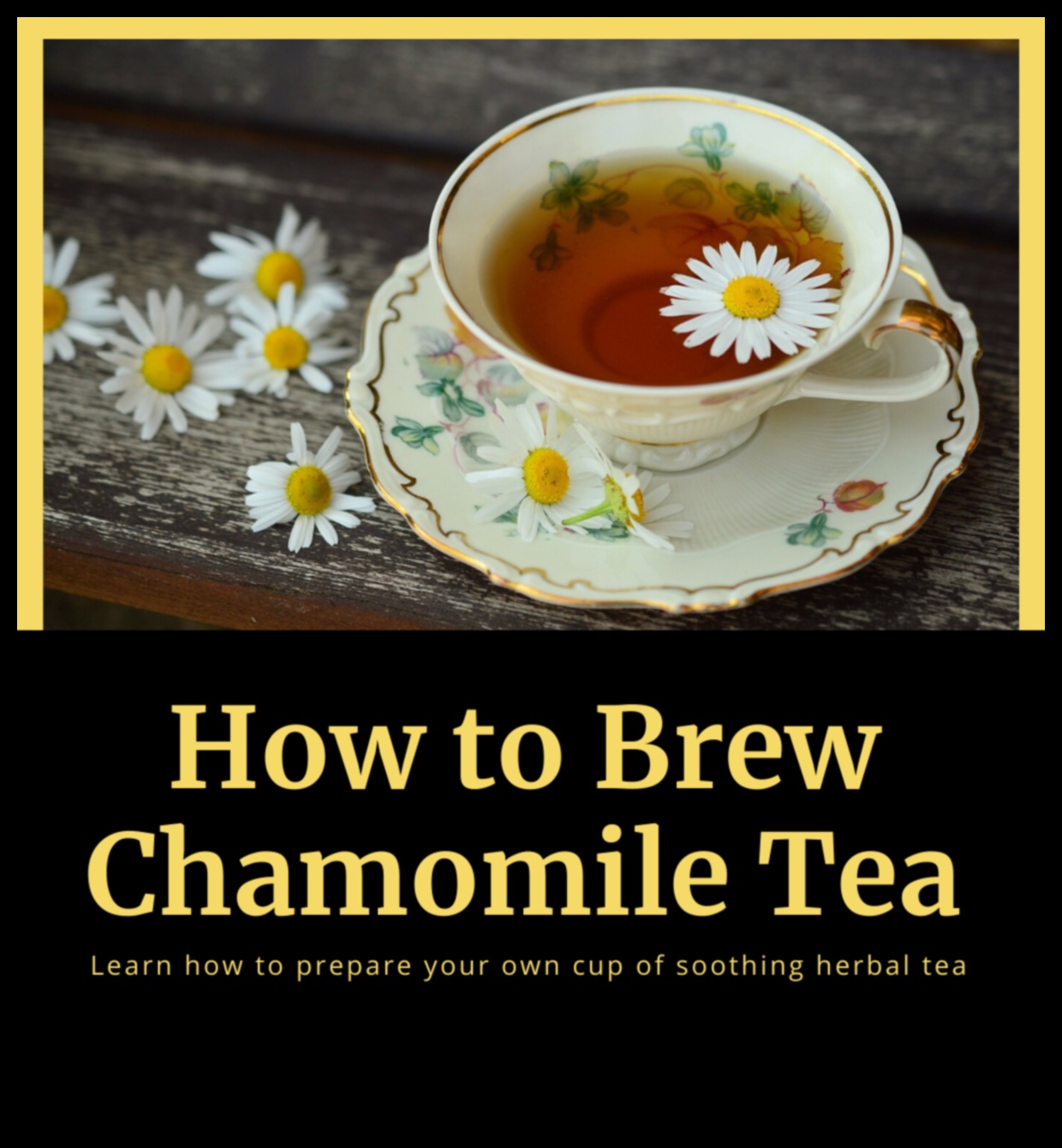 DIY Chamomile Tea Bar: Crafting Your Personalized Relaxation Brew