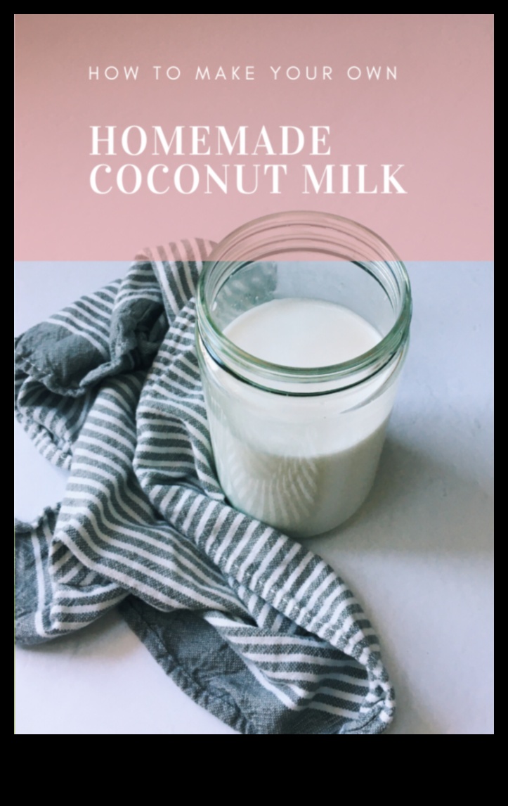 DIY Nut Milk Bliss: Crafting Unique Coconut Milk Blends at Home