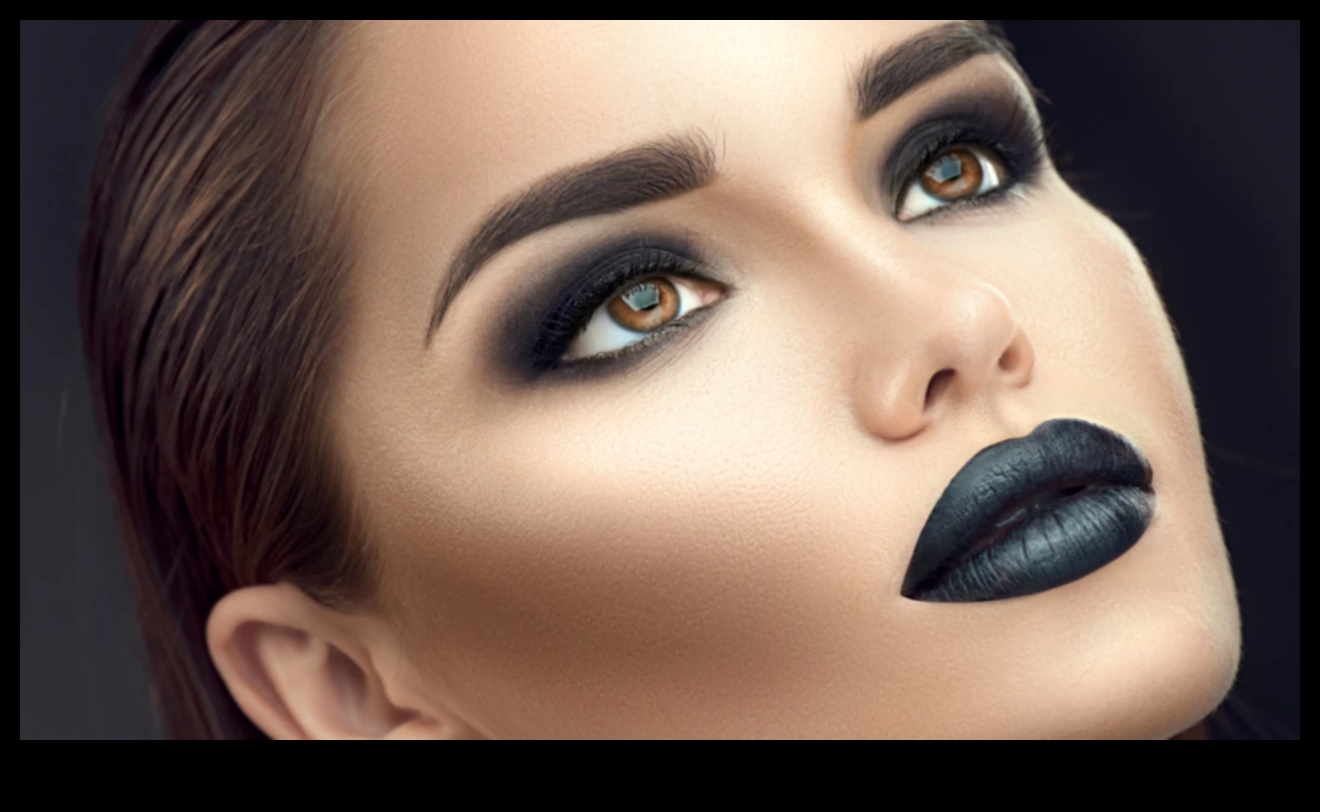 Daringly Dark: Embracing the Power of Intense Colors in Evening Makeup