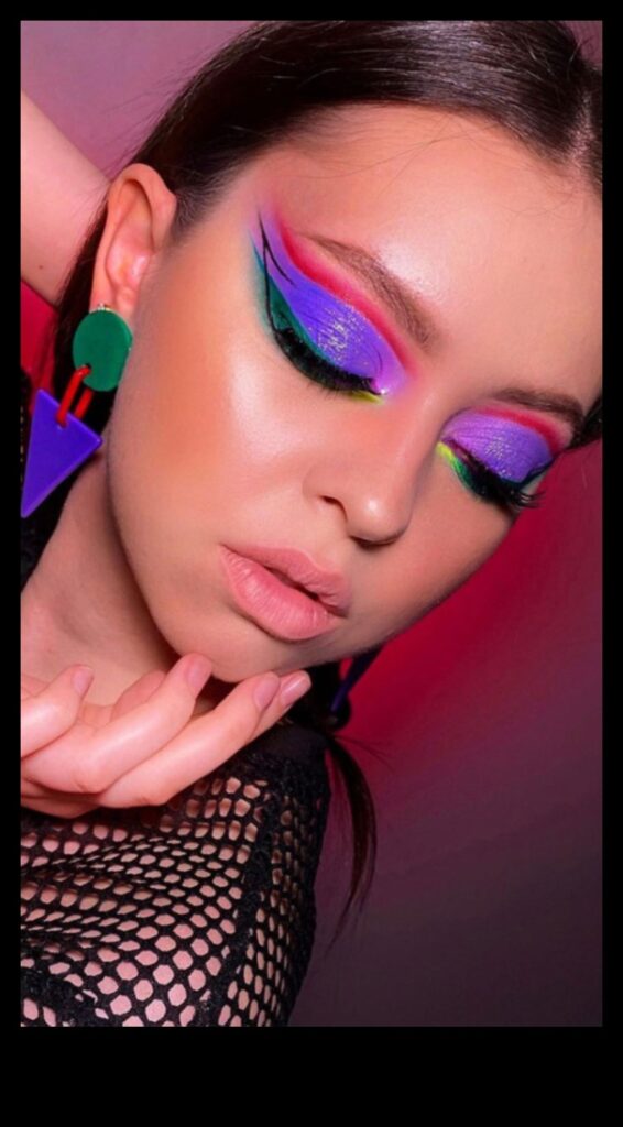 Daringly Dark Embrace the Power of Intense Colors in Glamorous Makeup 1