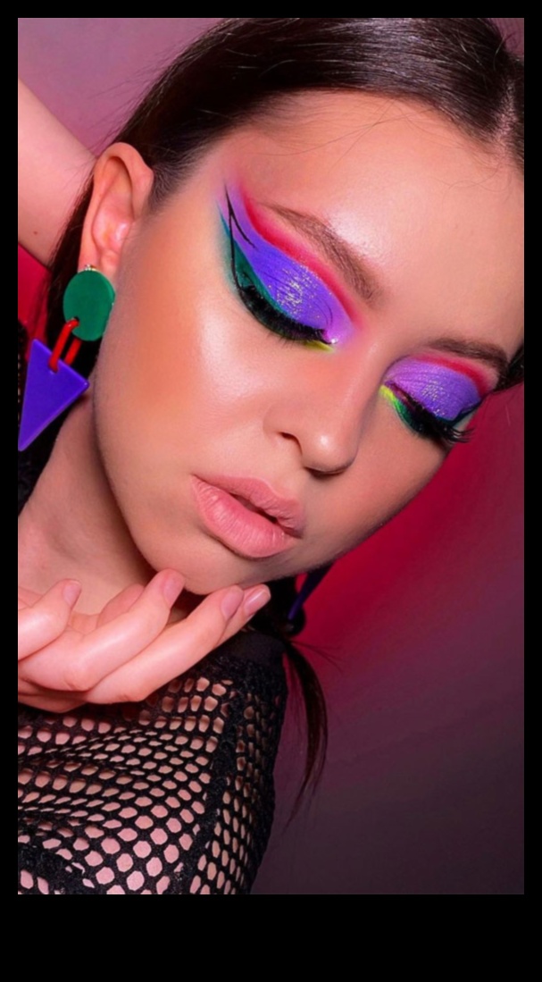 Daringly Dark: Embracing the Power of Intense Colors in Glamorous Makeup