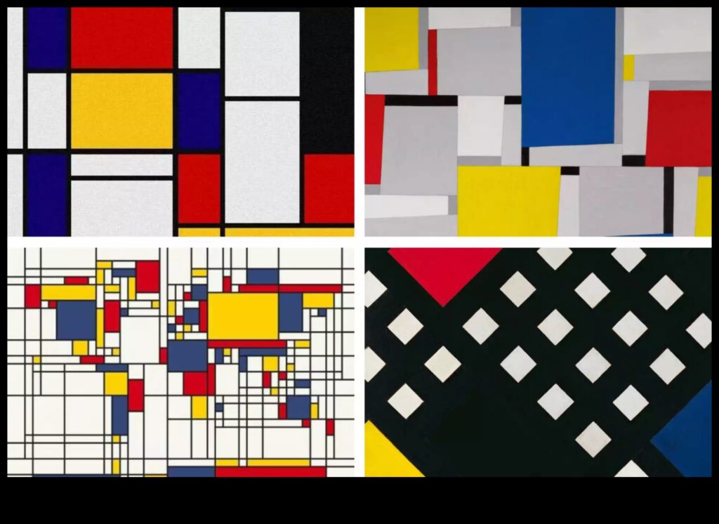 De Stijl Harmony A Journey Through Modern Art's Geometric Exploration 1