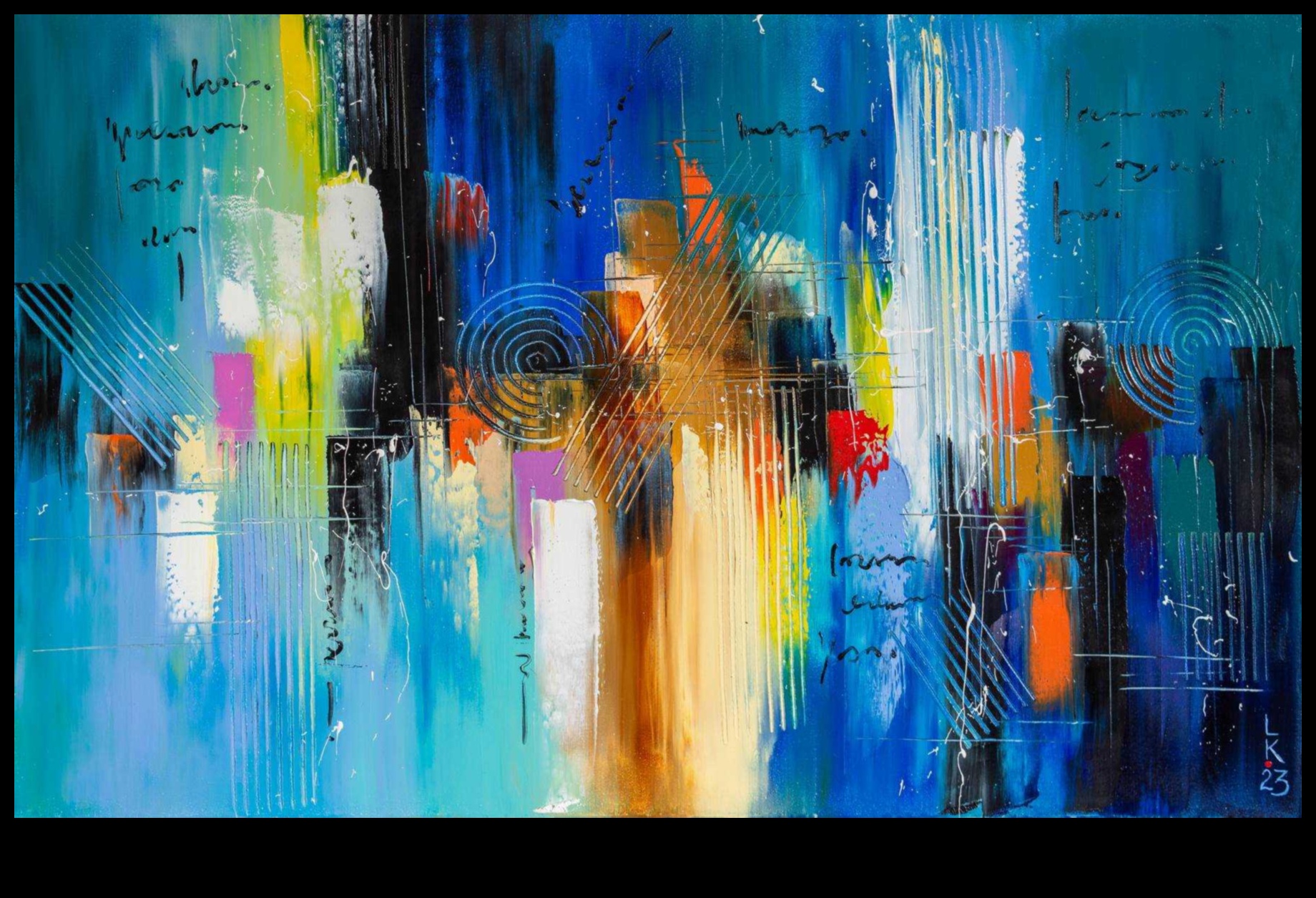 Dynamic Dichotomies: The Tension and Harmony in Abstract Art