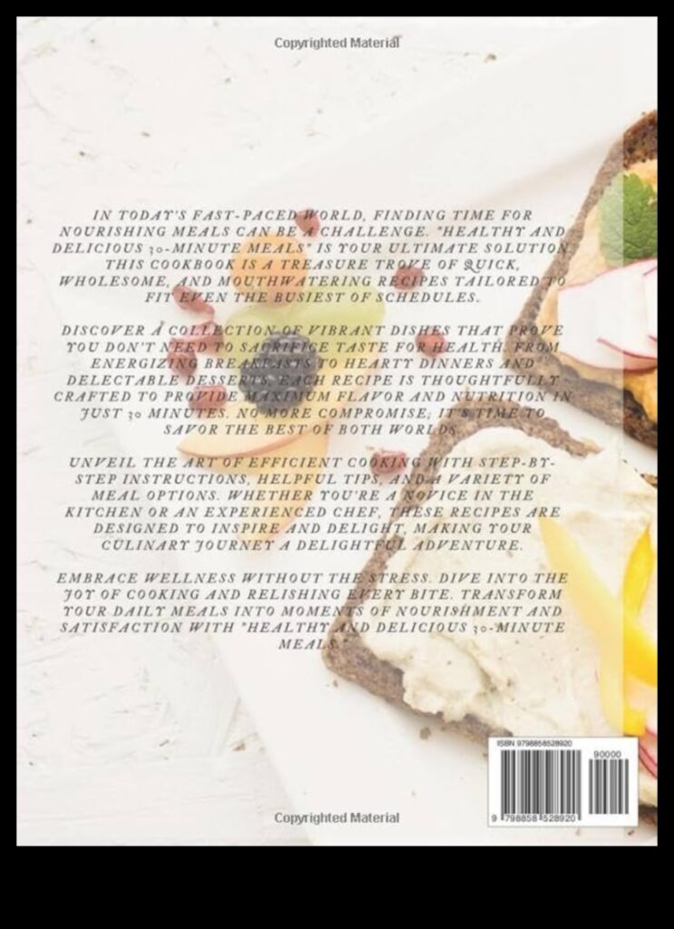 Efficiency in Every Bite 30-Minute Meals That Are Quick, Healthy, and Delicious 1