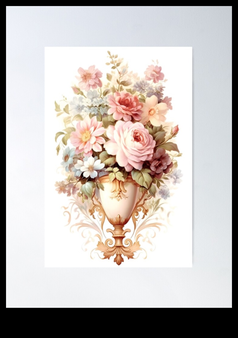 Floral Fantasia: Botanical Motifs in Rococo Artistic Creations