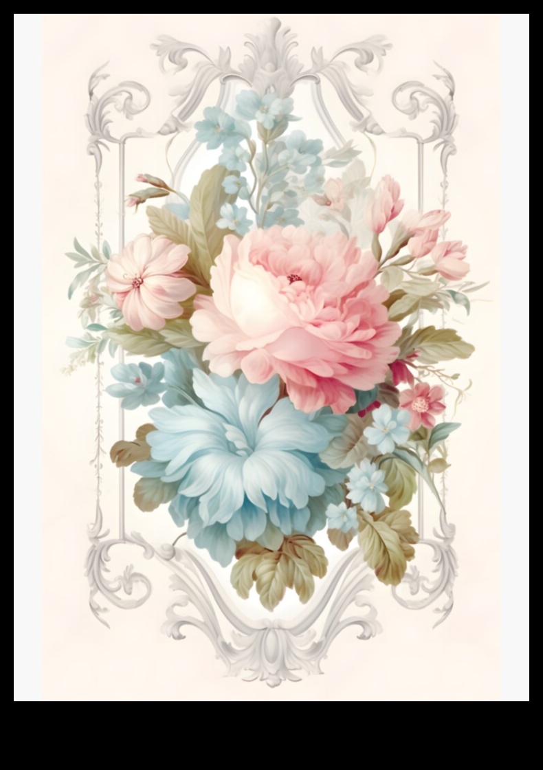 Floral Fantasia: Botanical Motifs in Rococo Artistic Creations