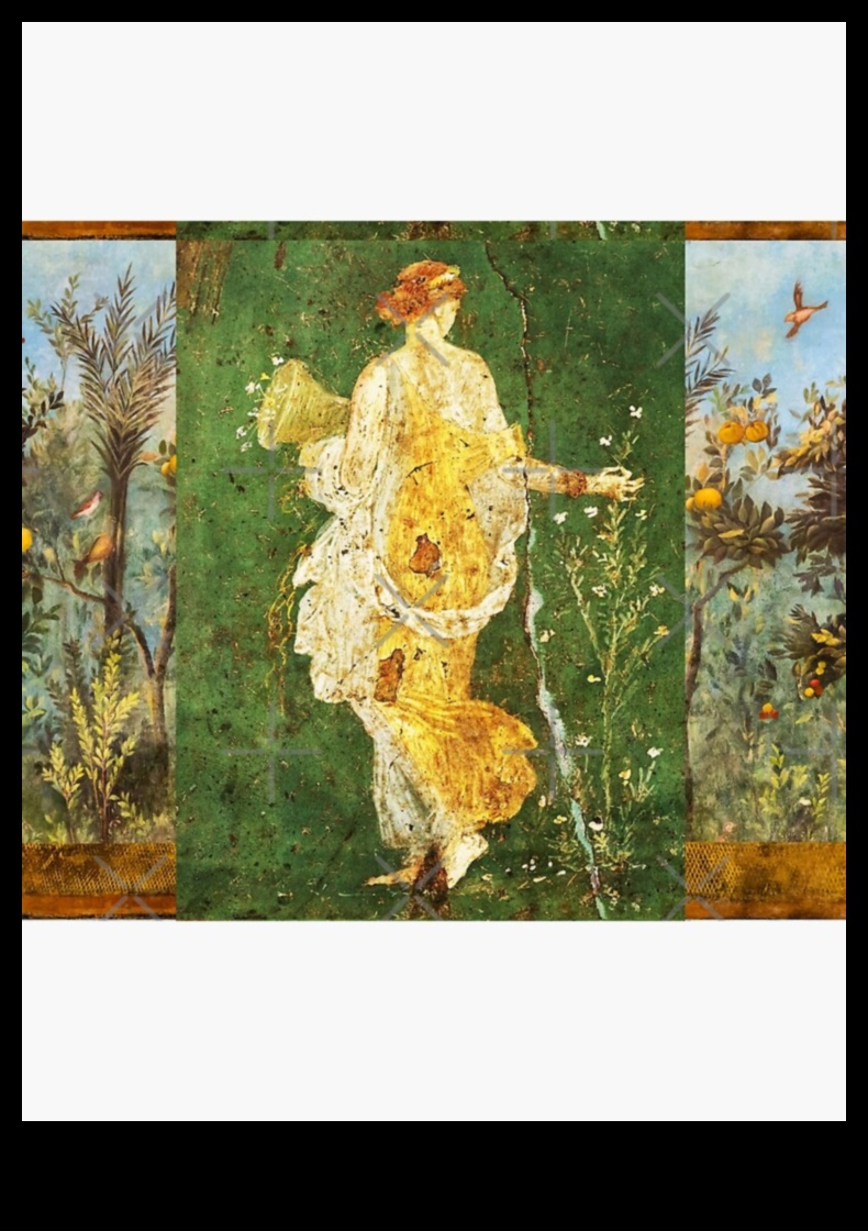 Floral Frescoes: Botanical Motifs in Roman Wall Paintings