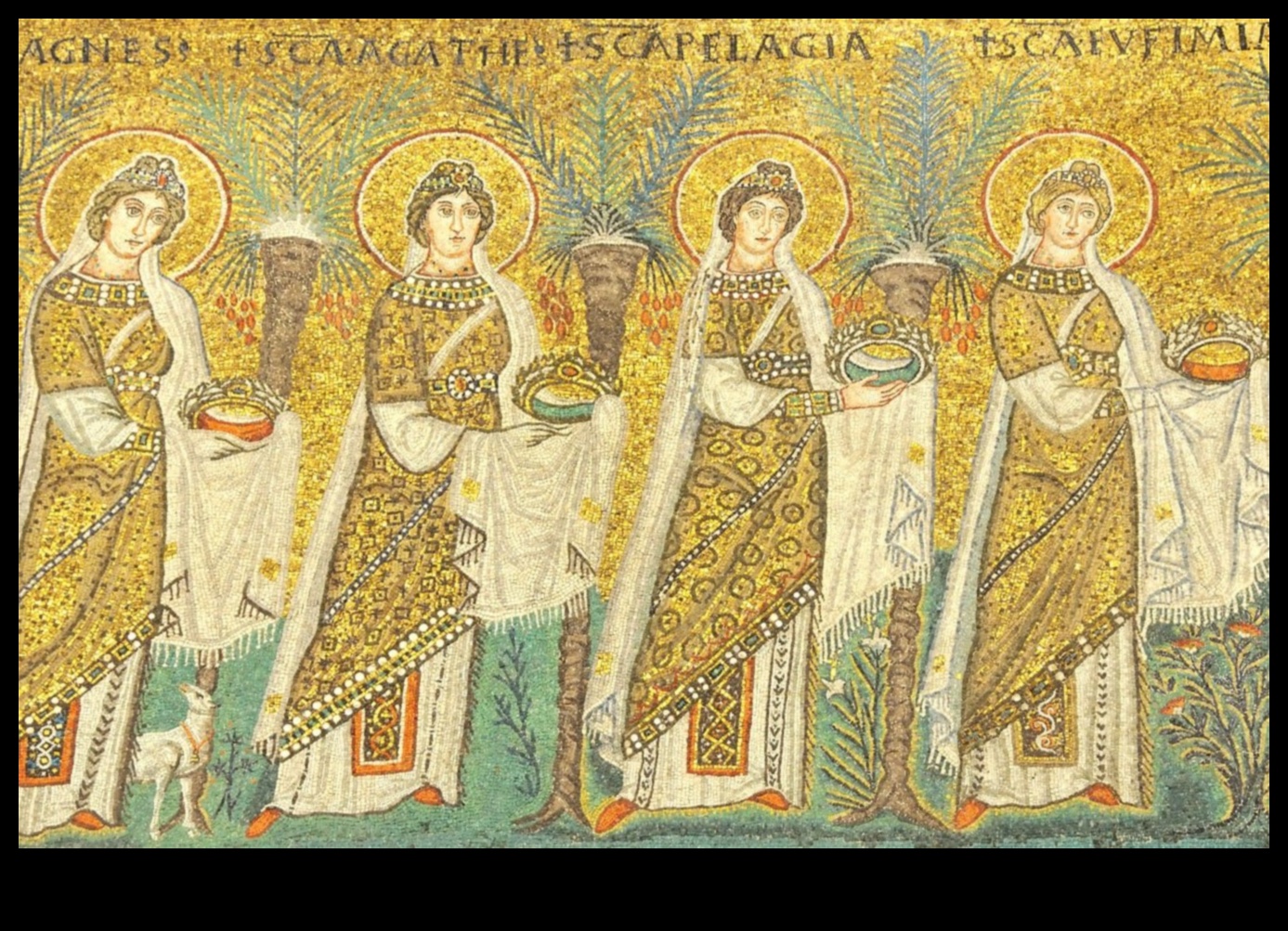Golden Grounds: The Use of Gold Leaf in Byzantine Mosaics
