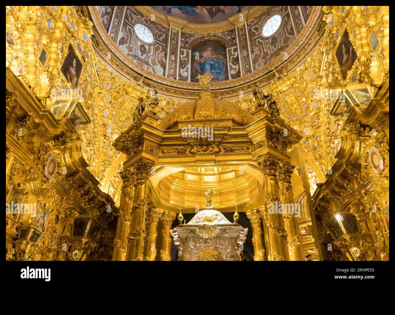 Golden Murals: Religious Frescoes in Spanish Baroque Churches