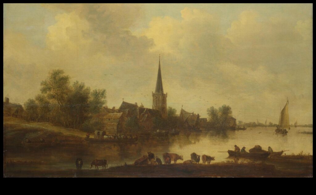 Jan van Goyen's River Views A Tranquil Meditation on Dutch Landscape 1