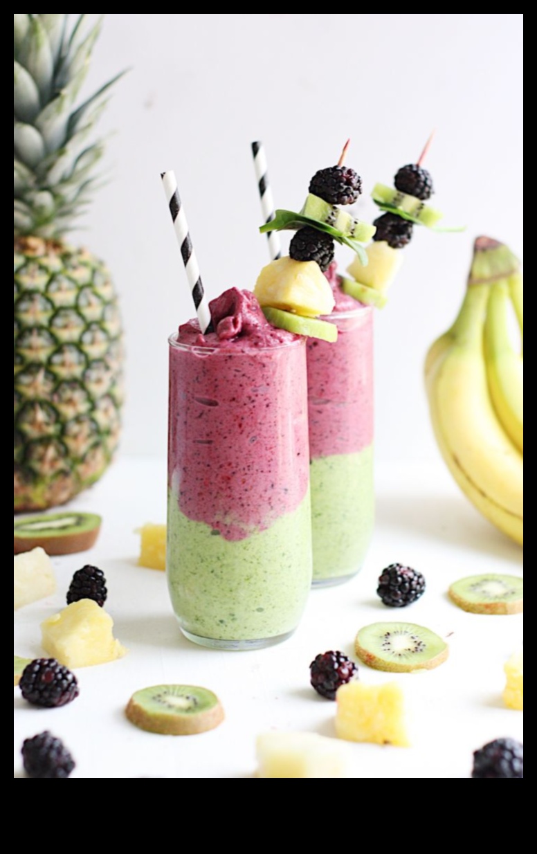 Layered Love The Art of Perfectly Layered Fruit Smoothies 3 Layered Love: Showcasing the Art of Perfectly Layered Fruit Smoothies