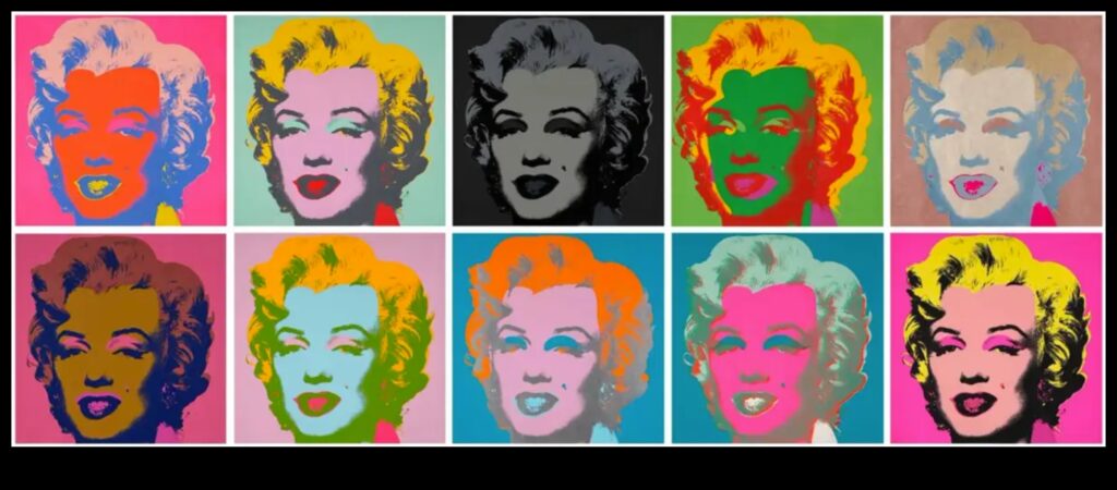 Marilyn's Mystique The Enduring Allure of Pop Art Portraits 1