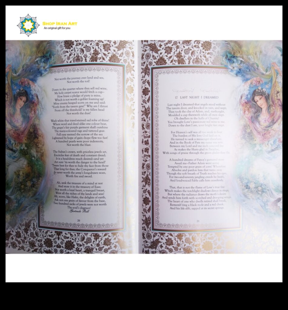 Persian Poetry in Art A Visual Journey Through the Land of Iran 1