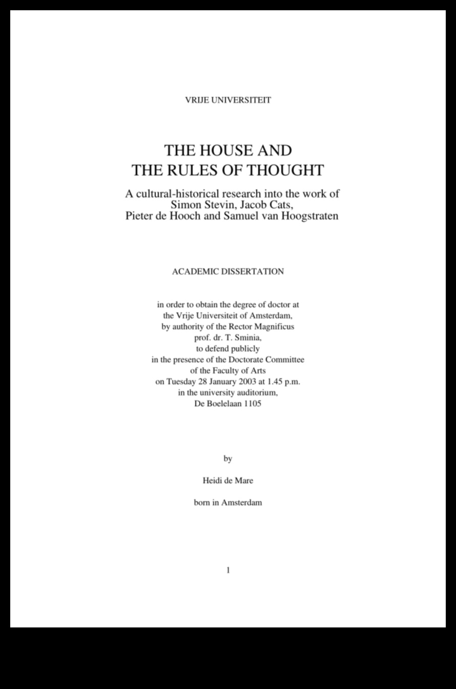 Pieter de Hooch's Homes: Domestic Serenity in Dutch Genre Scenes