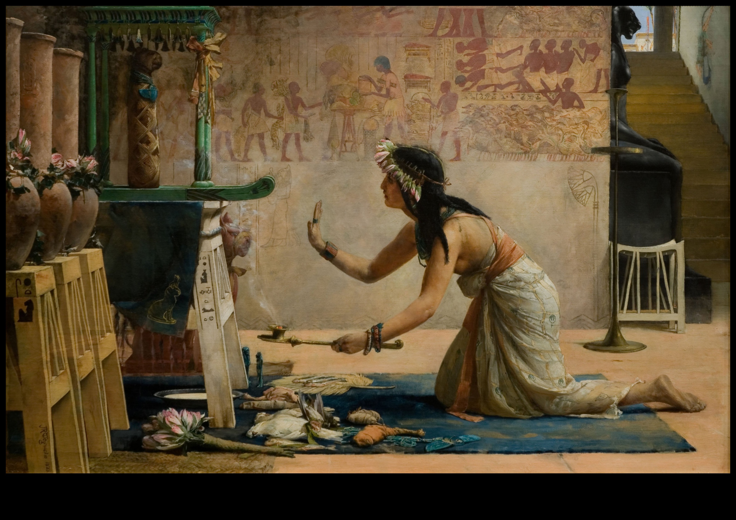 Priestly Paintings: Rituals and Offerings in Egyptian Temples