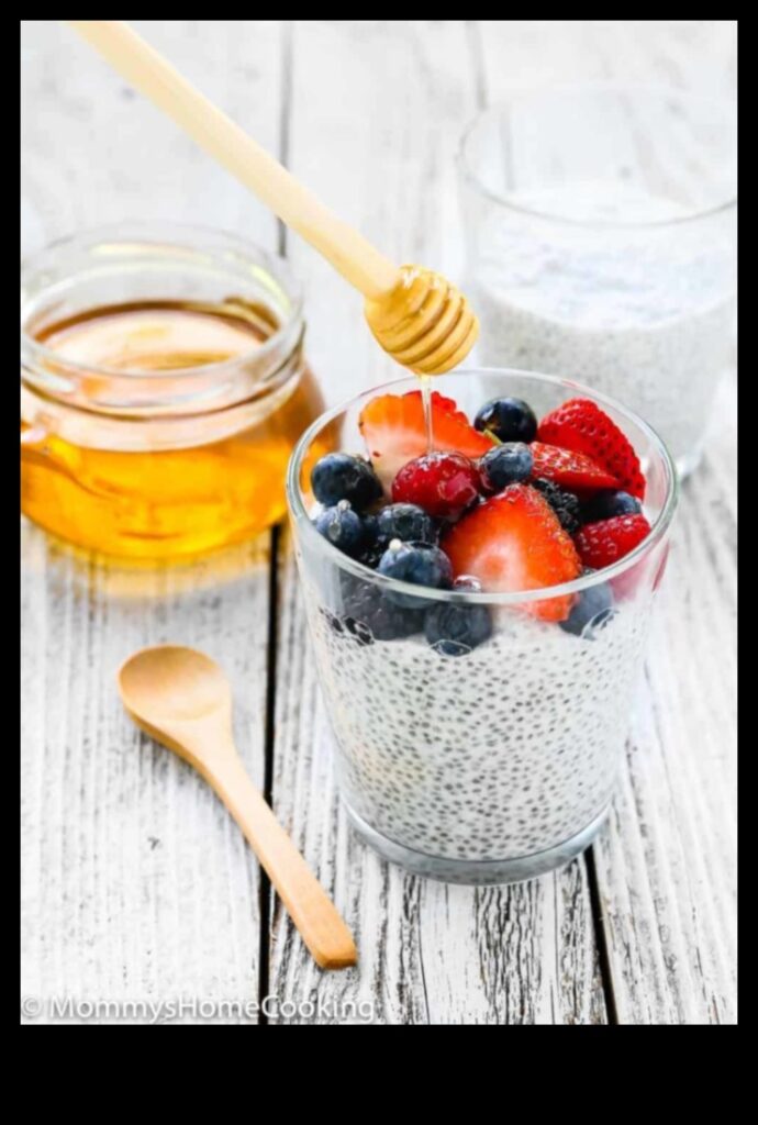 Pure and Invigorating Chia Seed Drink BlissElevate your day with this refreshing and nutritious drink made with chia seeds, coconut milk, and honey. 1