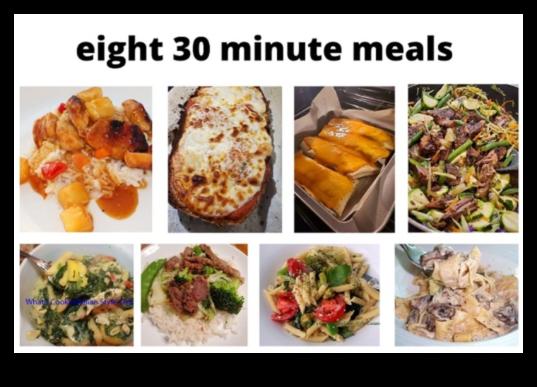 Quick Cuisine 30-Minute Meals for Busy DaysDelicious and nutritious meals that can be on your table in 30 minutes or less. 1