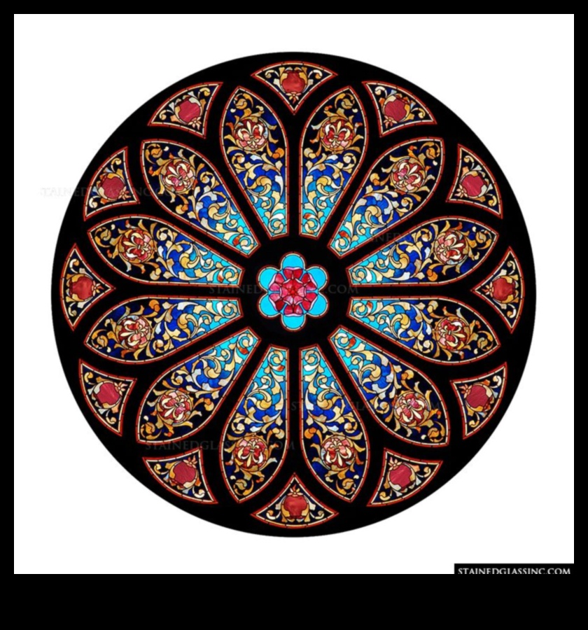 Rose Window Radiance: Symbolism in Gothic Stained Glass