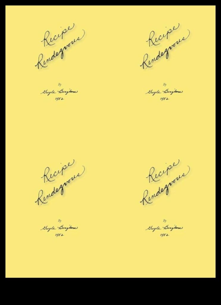 Recipe Rendezvous A Curated Collection of Exciting Ideas for Your Kitchen 1