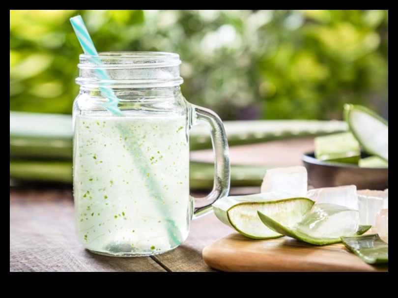 Refresh and rejuvenate your morning with a glass of fresh aloe vera juice 1