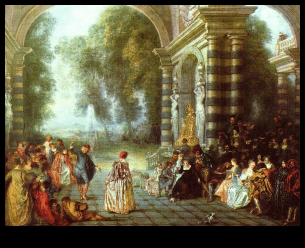 Rococo's Echoes A Tracing of Themes Across Artistic Movements 1