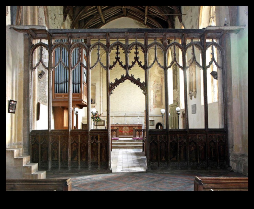 Rood Screen Radiance: Artistic Embellishments in Gothic Screens
