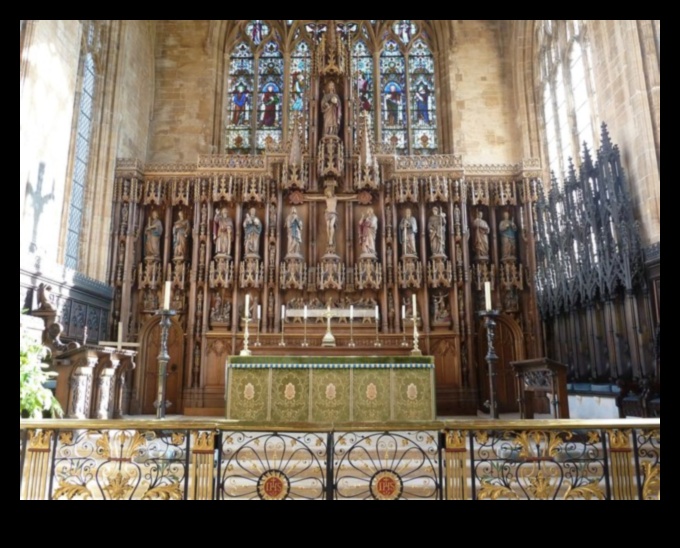 Rood Screen Radiance: Artistic Embellishments in Gothic Screens