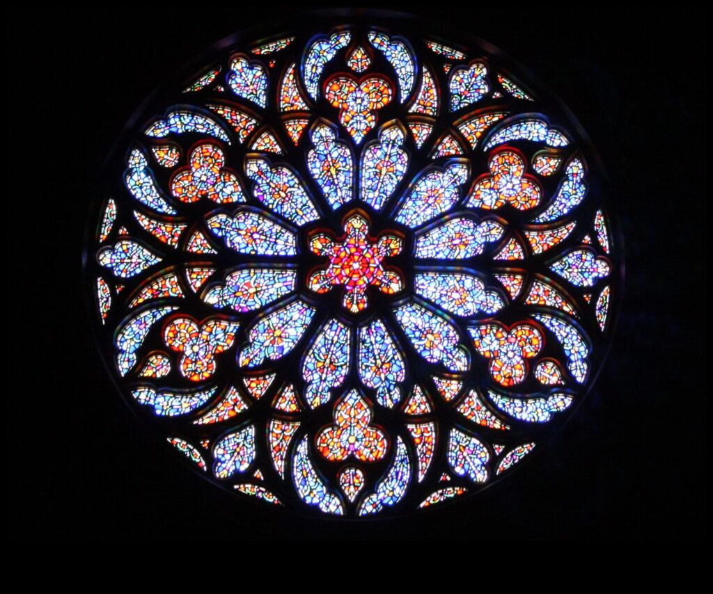 Rose Window Radiance A Visual Journey Through Gothic Stained Glass 1